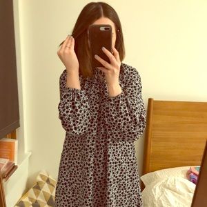 Midi-Length Blue Floral H&M Dress